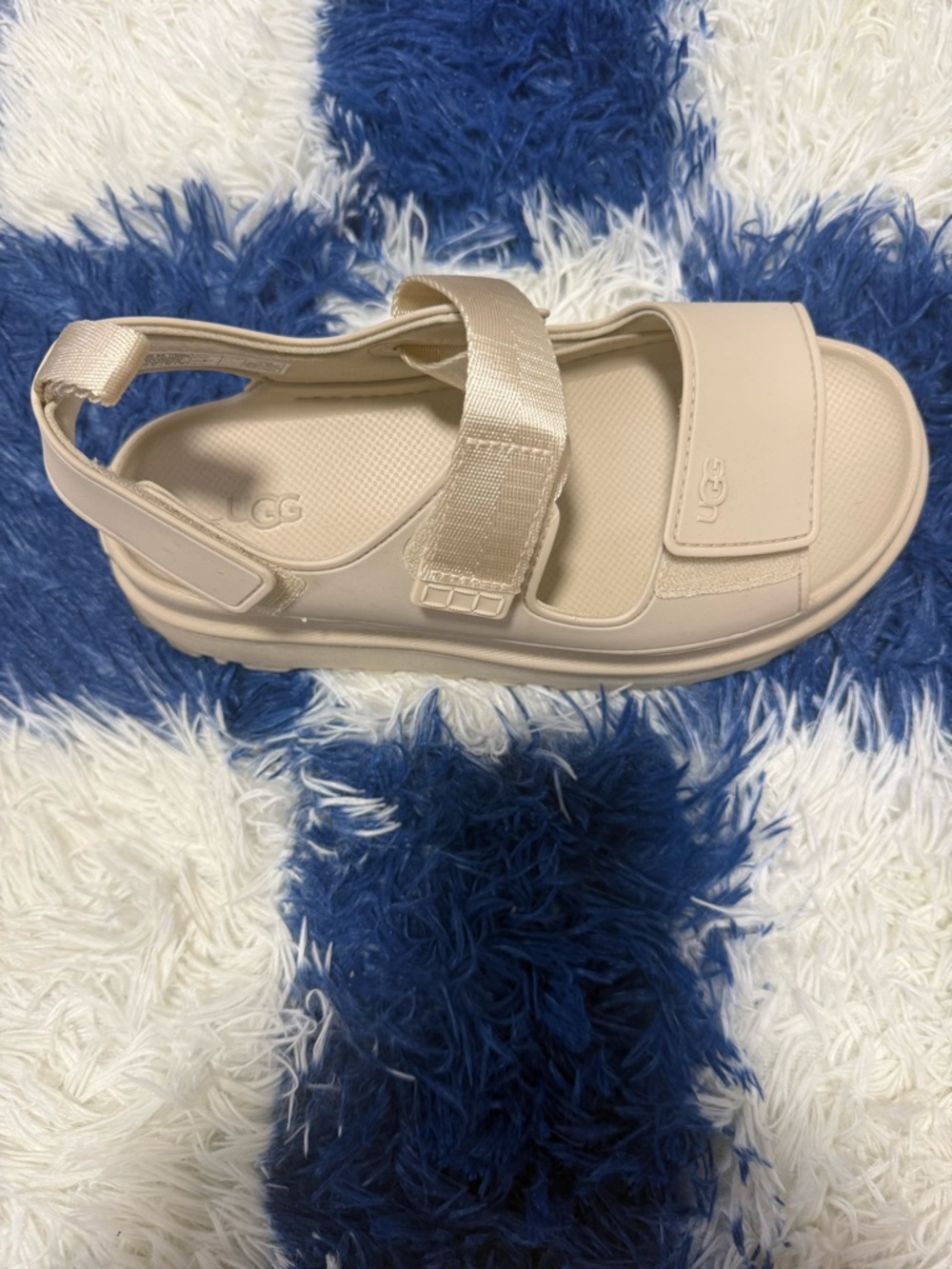 UGG Cream Strappy Slingback Sandal